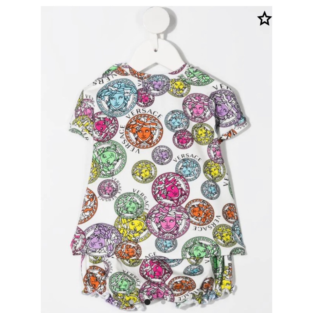 Top and bottom infant designer set